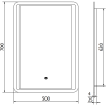 Mexen Zusa miroir de salle de bains éclairé 50 x 70 cm, LED 6000K, antibuée - 9808-050-070-611-00