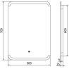 Mexen Nida miroir de salle de bain rétroéclairé 50 x 70 cm, LED 6000K, anti-buée - 9806-050-070-611-00