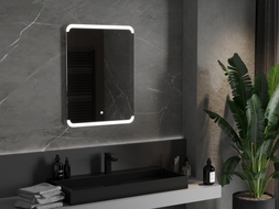 Mexen Nida miroir de salle de bain rétroéclairé 60 x 80 cm, LED 6000K, anti-buée - 9806-060-080-611-00
