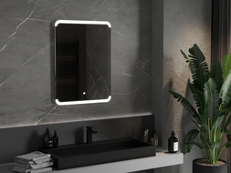 Mexen Nida miroir de salle de bain rétroéclairé 60 x 80 cm, LED 6000K, antibuée - 9806-060-080-611-00
