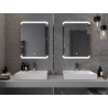 Mexen Nida miroir de salle de bain rétroéclairé 60 x 80 cm, LED 6000K, anti-buée - 9806-060-080-611-00