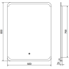 Mexen Nida miroir de salle de bain rétroéclairé 60 x 80 cm, LED 6000K, anti-buée - 9806-060-080-611-00