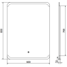 Mexen Nida miroir de salle de bain rétroéclairé 60 x 80 cm, LED 6000K, antibuée - 9806-060-080-611-00