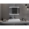Mexen Nida miroir de salle de bains rétroéclairé 80 x 60 cm, LED 6000K, anti-buée - 9806-080-060-611-00