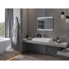Mexen Nida miroir de salle de bain éclairé 80 x 60 cm, LED 6000K, antibuée - 9806-080-060-611-00