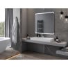 Mexen Nida miroir de salle de bain éclairé 100 x 100 cm, LED 6000K, anti-buée - 9806-100-100-611-00