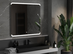 Mexen Nida miroir de salle de bain éclairé 100 x 100 cm, LED 6000K, anti-buée - 9806-100-100-611-00