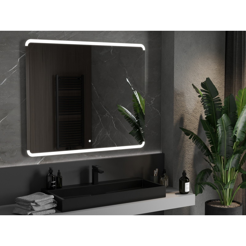 Mexen Nida miroir de salle de bain rétroéclairé 120 x 100 cm, LED 6000K, antibuée - 9806-120-100-611-00