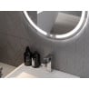 Mexen Rose miroir de salle de bain rétroéclairé, rond 70 cm, LED 6000K, antibuée - 9810-070-070-611-00