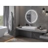 Mexen Rose miroir de salle de bain éclairé, rond 90 cm, LED 6000K, anti-buée - 9810-090-090-611-00
