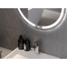 Mexen Rose miroir de salle de bain éclairé, rond 90 cm, LED 6000K, antibuée - 9810-090-090-611-00