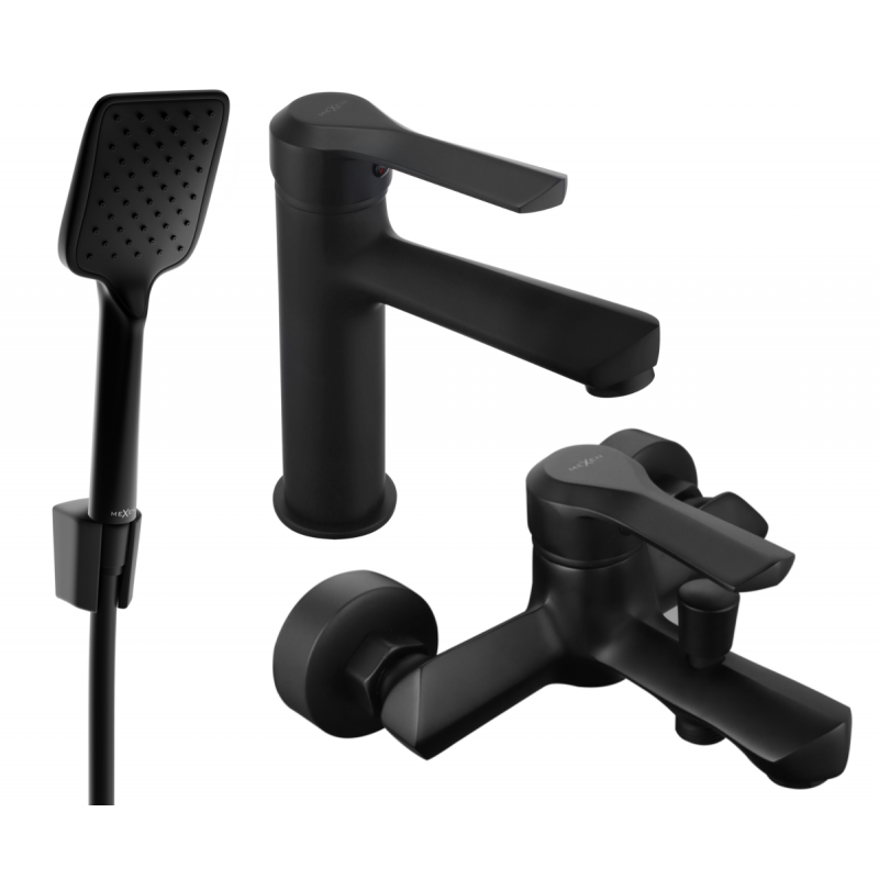 Mexen Sabre R62 ensemble de bain, noir - 72103R62-70