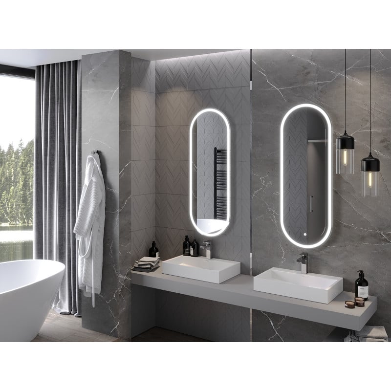 Mexen Bono miroir de salle de bain éclairé 45 x 120 cm, LED 6000K, anti-buée - 9816-045-120-611-00