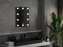 Mexen Dona miroir de salle de bain éclairé 50 x 70 cm, LED 6000K, anti-buée - 9818-050-070-611-00