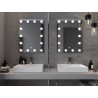 Mexen Dona miroir de salle de bain rétroéclairé 60 x 80 cm, LED 6000K, anti-buée - 9818-060-080-611-00