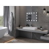 Mexen Dona miroir de salle de bain rétro-éclairé 80 x 60 cm, LED 6000K, antibuée - 9818-080-060-611-00