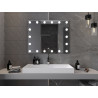 Mexen Dona miroir de salle de bain éclairé 100 x 80 cm, LED 6000K, antibuée - 9818-100-080-611-00
