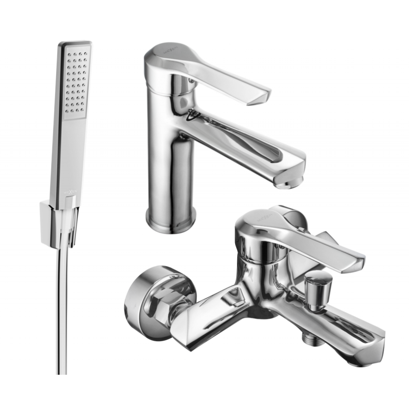 Mexen Sabre R72 ensemble de bain, chrome - 72103R72-00