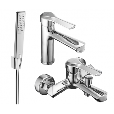 Mexen Sabre R72 ensemble bain, chromé - 72103R72-00