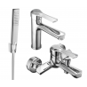 Mexen Sabre R72 ensemble bain, chromé - 72103R72-00