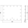 Mexen Dona miroir de salle de bain éclairé 100 x 80 cm, LED 6000K, anti-buée - 9818-100-080-611-00