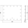 Mexen Dona miroir de salle de bains rétroéclairé 100 x 80 cm, LED 6000K, anti-buée - 9818-100-080-611-00