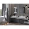 Mexen Miko miroir de salle de bains éclairé 50 x 70 cm, LED 6000K, anti-buée - 9819-050-070-611-00