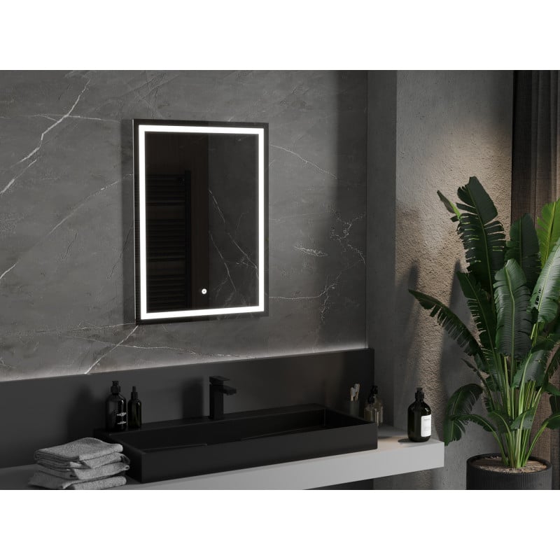 Mexen Miko miroir de salle de bain éclairé 60 x 80 cm, LED 6000K, anti-buée - 9819-060-080-611-00