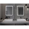 Mexen Miko miroir de salle de bain éclairé 60 x 80 cm, LED 6000K, anti-buée - 9819-060-080-611-00
