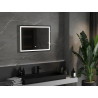 Mexen Miko miroir de salle de bain éclairé 80 x 60 cm, LED 6000K, antibuée - 9819-080-060-611-00