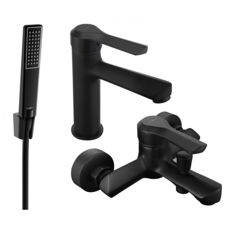 Mexen Sabre R72 ensemble de bain, noir - 72103R72-70