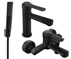 Mexen Sabre R72 ensemble de bain, noir - 72103R72-70
