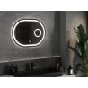 Mexen Umba miroir de salle de bains éclairé avec miroir cosmétique 80 x 60 cm, LED 6000K, anti-buée - 9822-080-060-611-00
