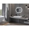 Mexen Umba miroir de salle de bains éclairé avec miroir cosmétique 80 x 60 cm, LED 6000K, anti-buée - 9822-080-060-611-00