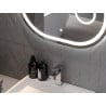 Mexen Umba miroir de salle de bains éclairé avec miroir cosmétique 80 x 60 cm, LED 6000K, anti-buée - 9822-080-060-611-00