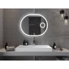 Mexen Umba miroir de salle de bain éclairé avec miroir cosmétique 100 x 80 cm, LED 6000K, anti-buée - 9822-100-080-611-00