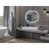 Mexen Umba miroir de salle de bain éclairé avec miroir cosmétique 100 x 80 cm, LED 6000K, anti-buée - 9822-100-080-611-00
