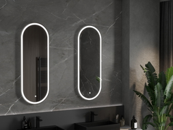 Mexen Bono miroir de salle de bain éclairé 45 x 120 cm, LED 6000K, anti-vapeur - 9816-045-120-611-00