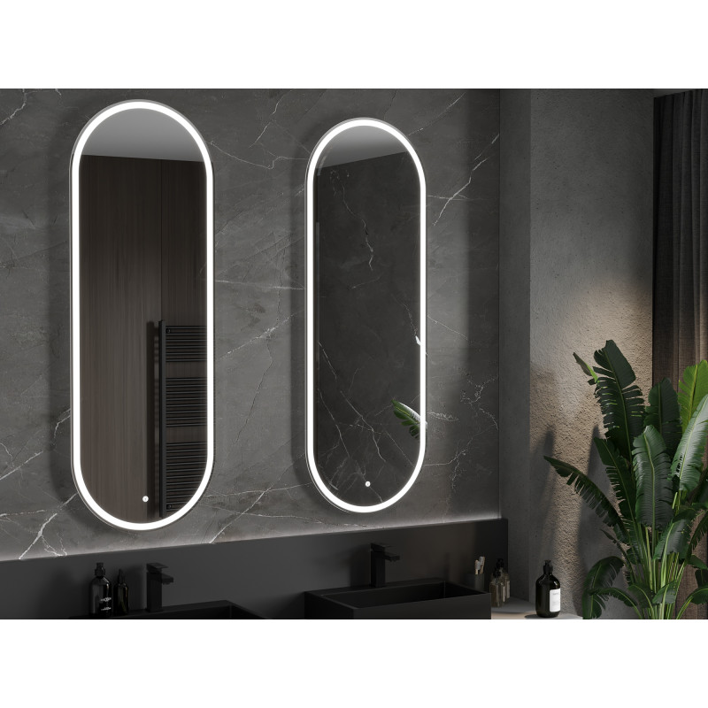 Mexen Bono miroir de salle de bain éclairé 55 x 155 cm, LED 6000K, antibuée - 9816-055-155-611-00