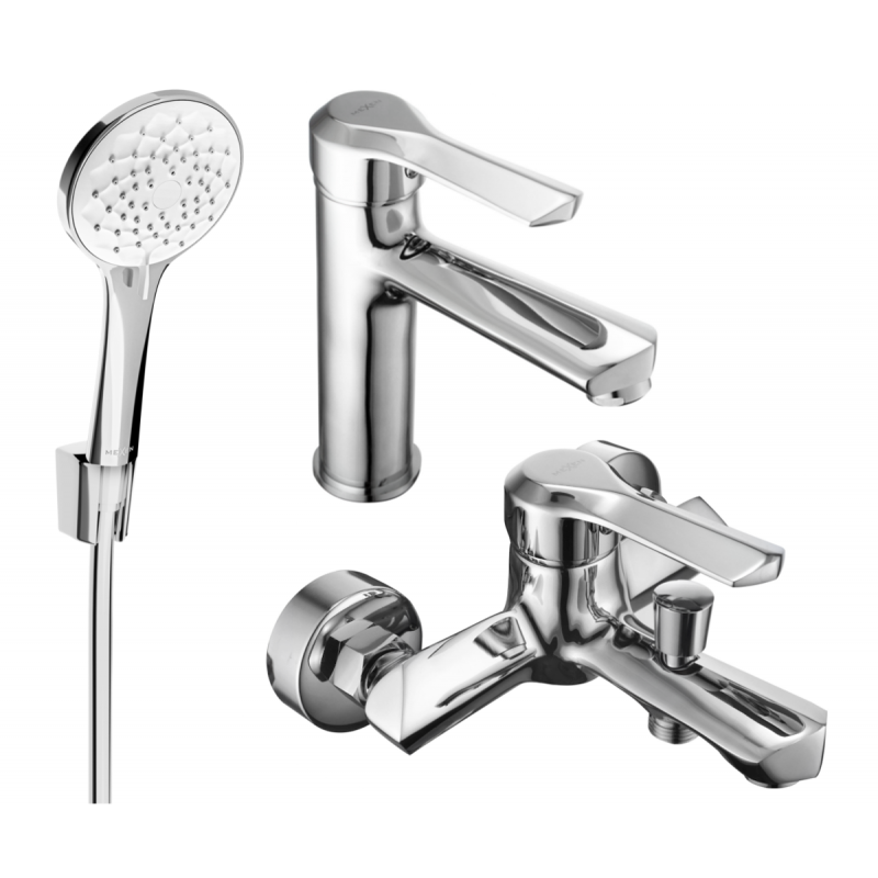 Mexen Sabre R74 ensemble baignoire, chrome - 72103R74-00
