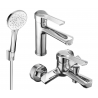 Mexen Sabre R74 ensemble baignoire, chrome - 72103R74-00