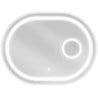 Mexen Umba miroir de salle de bain éclairé avec miroir cosmétique 100 x 80 cm, LED 6000K, anti-buée - 9822-100-080-611-00
