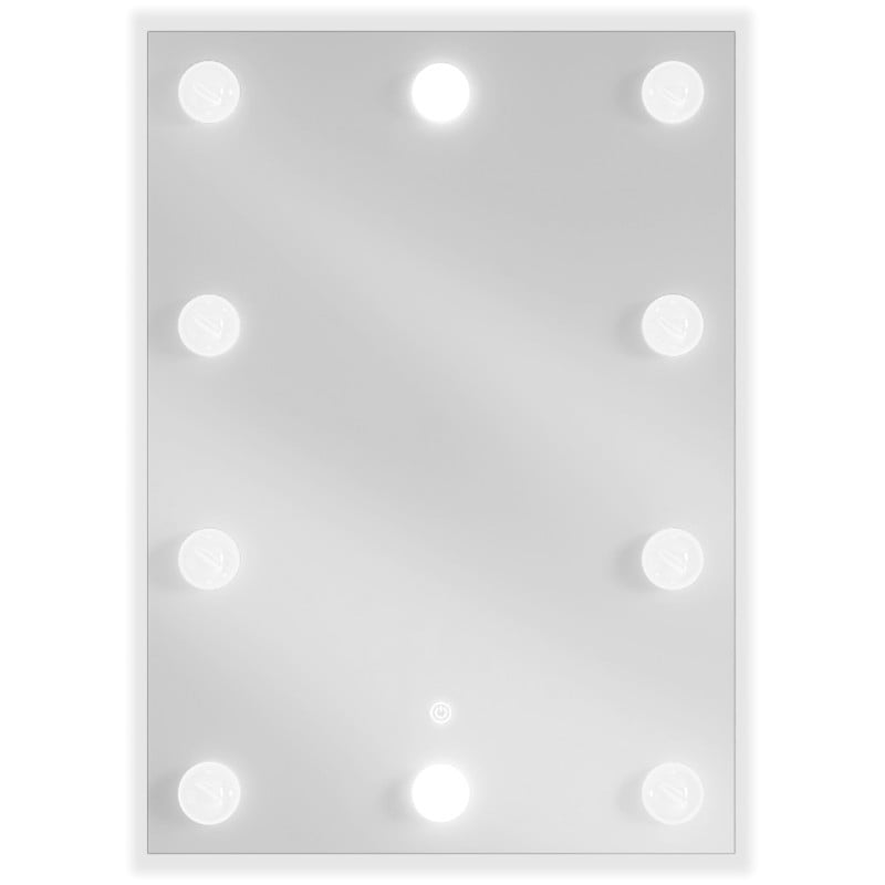 Mexen Dona miroir de salle de bain éclairé 50 x 70 cm, LED 6000K, antibuée - 9818-050-070-611-00