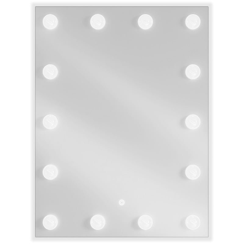 Mexen Dona miroir de salle de bains éclairé 60 x 80 cm, LED 6000K, anti-buée - 9818-060-080-611-00