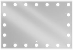 Mexen Dona miroir de salle de bain éclairé 120 x 80 cm, LED 6000K, antibuée - 9818-120-080-611-00