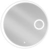 Mexen Ella miroir de salle de bains éclairé avec miroir cosmétique, rond 80 cm, LED 6000K, antibuée - 9811-080-080-611-00