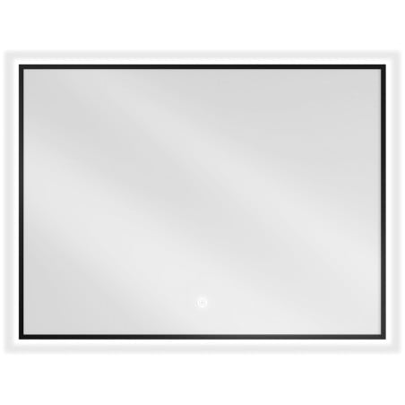 Mexen Erma miroir de salle de bain éclairé 80 x 60 cm, LED 6000K, anti-buée, cadre noir - 9814-080-060-611-70