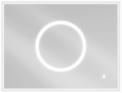 Mexen Koga miroir de salle de bains rétroéclairé 80 x 60 cm, LED 6000K, antibuée - 9821-080-060-611-00