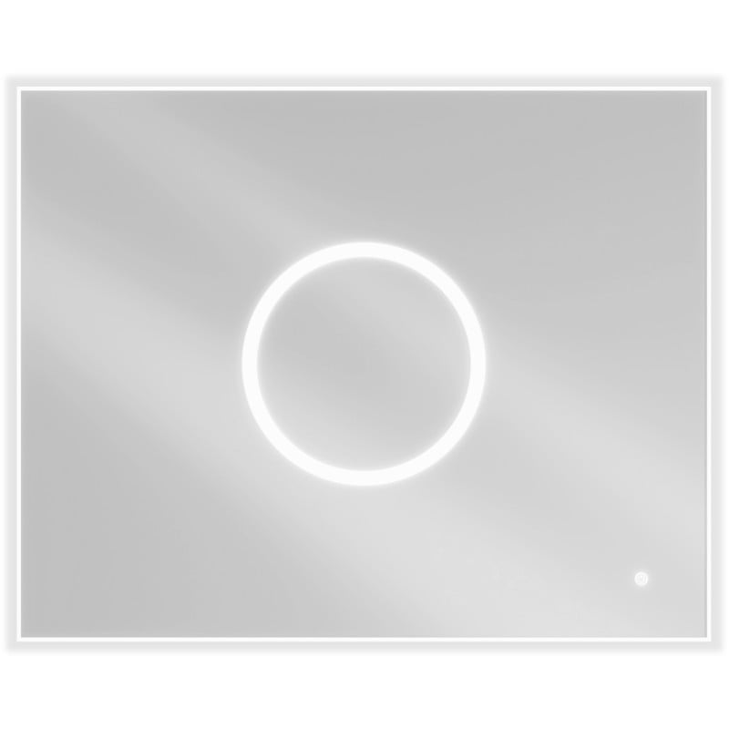 Mexen Koga miroir de salle de bain rétroéclairé 100 x 80 cm, LED 6000K, antibuée - 9821-100-080-611-00