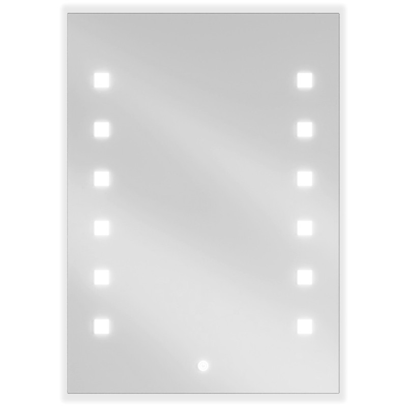 Mexen Ner miroir de salle de bain éclairé 50 x 70 cm, LED 6000K, antibuée - 9809-050-070-611-00